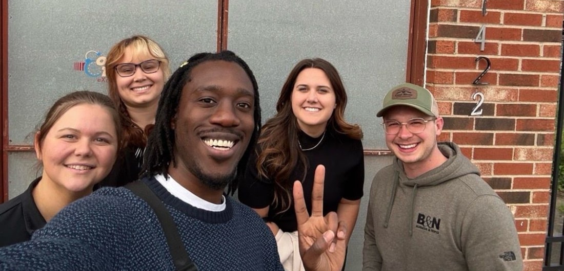 Employees from the Parkersburg office