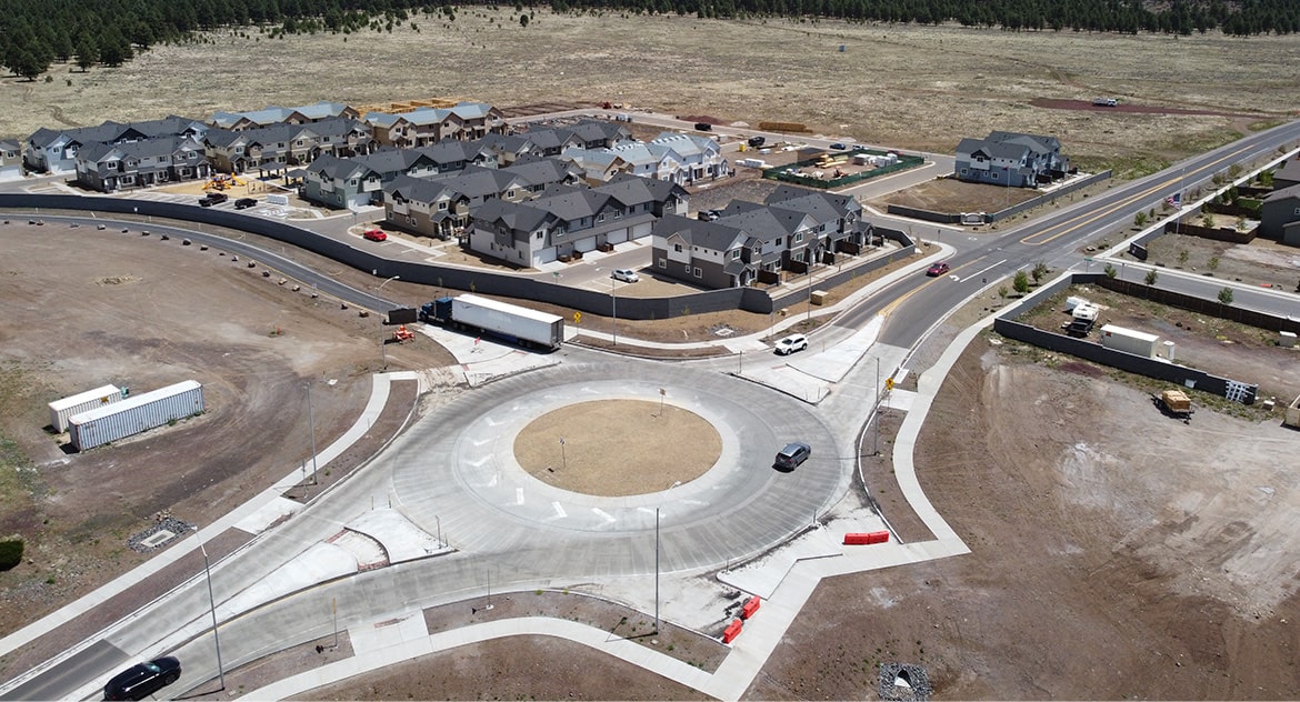 Coconino County Bellemont Roundabout Design and Construction