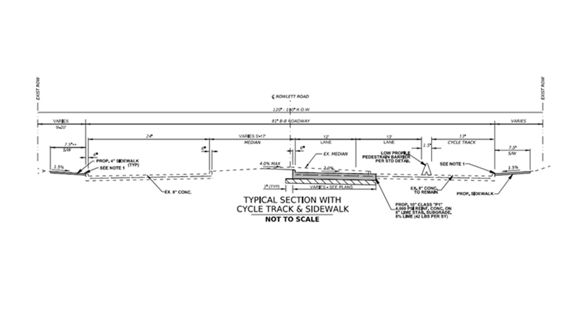 Delivering a Safe Multimodal Corridor Along Rowlett Road