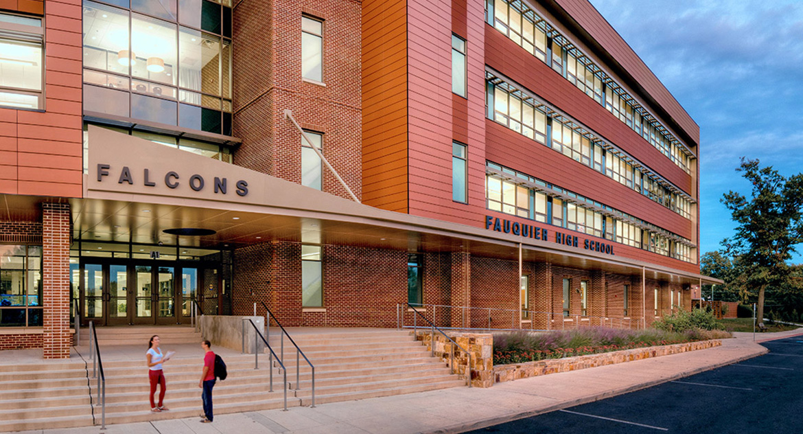 Fauquier High School Cube Building