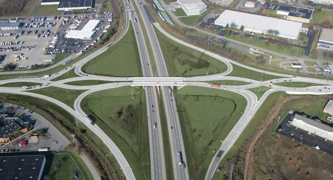 Roberts Road/I-270 Diverging Diamond Interchange